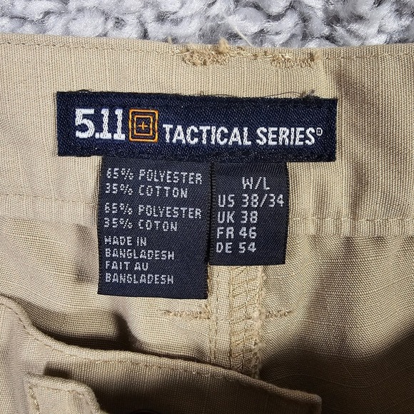 511 Tactical Cargo Pants Mens 38x34 (Fits 34x33) Taclite Pro Ripstop Utility - Picture 6 of 14